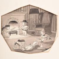 Charles Addams Weather Winky Published Drawing - Sold for $5,440 on 12-03-2022 (Lot 694).jpg